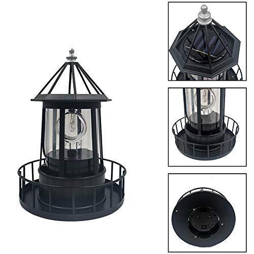 Solar LED Rotating Lighthouse Light P758