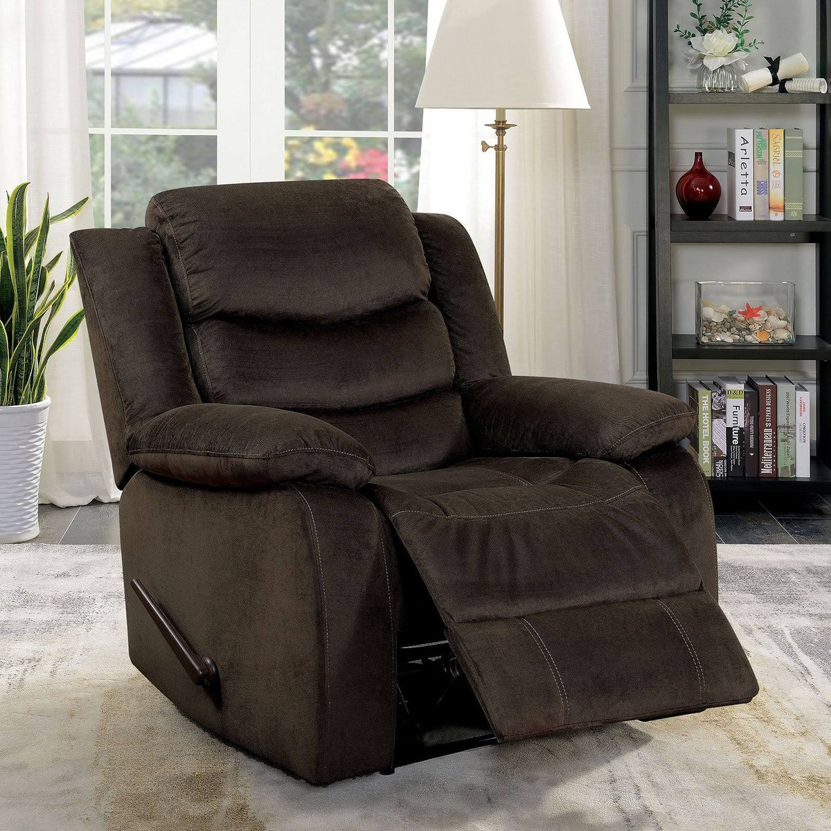 Brown Recliner X6379