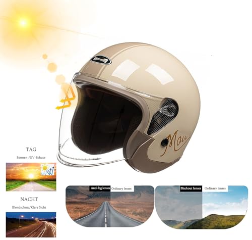 German Style Half Helmet with Visor K2308