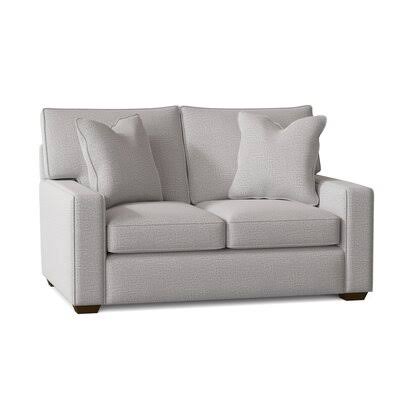 Recessed Arm Loveseat Fabric Sustain Lucky Fog C133963