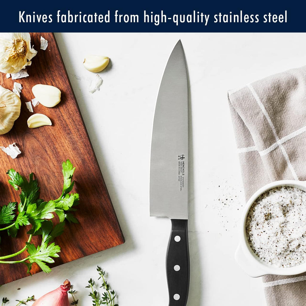 15-Piece Knife Set with Block and Knife Sharpener G11309