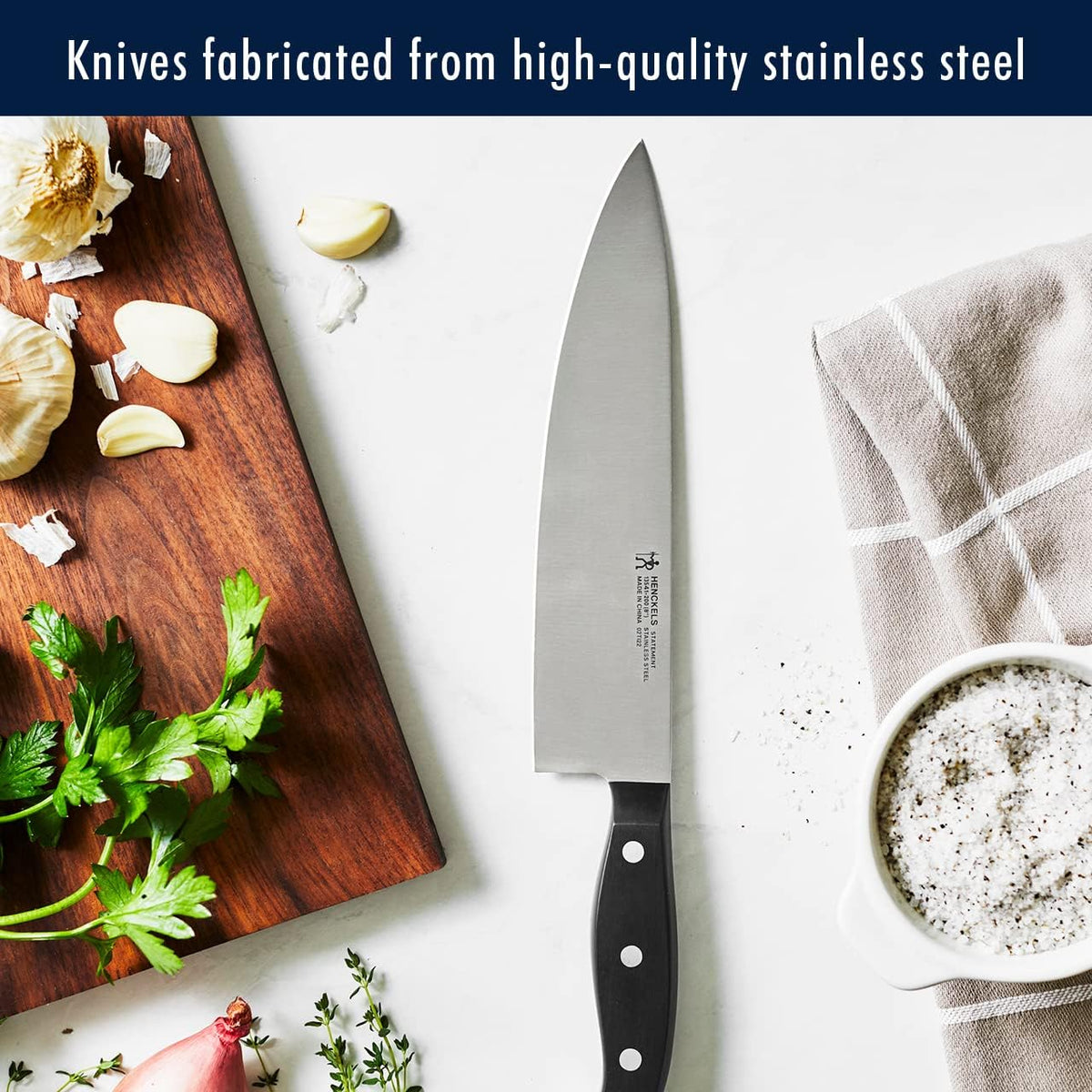 15-Piece Knife Set with Block and Knife Sharpener G11309