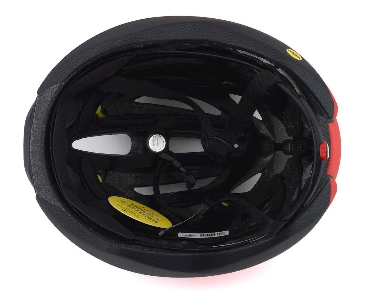 Matte Black Bright Red Medium Helmet A7854