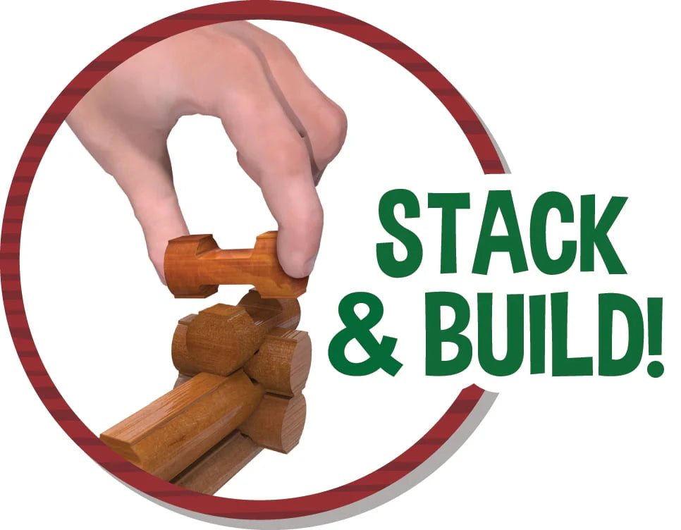Real Wood Logs - 102 parts T65381