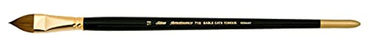 Silver Red Sable Brush Long Handle Size 18 V193