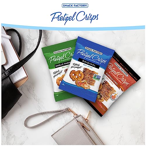 Pretzel Crisps, Non-GMO, 7.2 oz Resealable Bag (Pack of 3) D49486