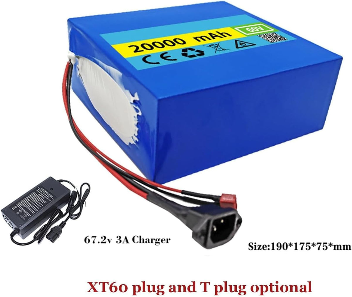 60V 20Ah Lithium-Ion Battery Pack for Electric Bicycle Scooter O496