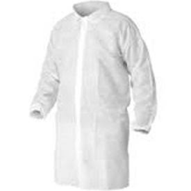 White Polypropylene Lab Coat V860112