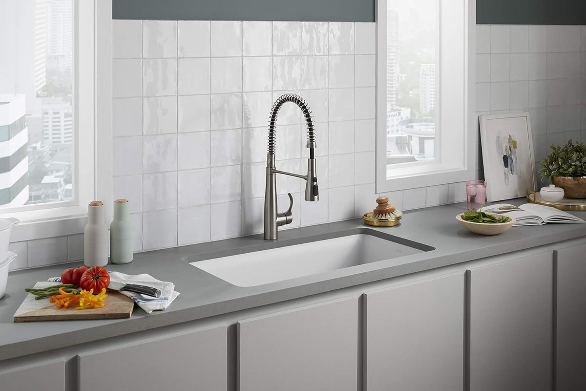 Matte White Kitchen Sink K645