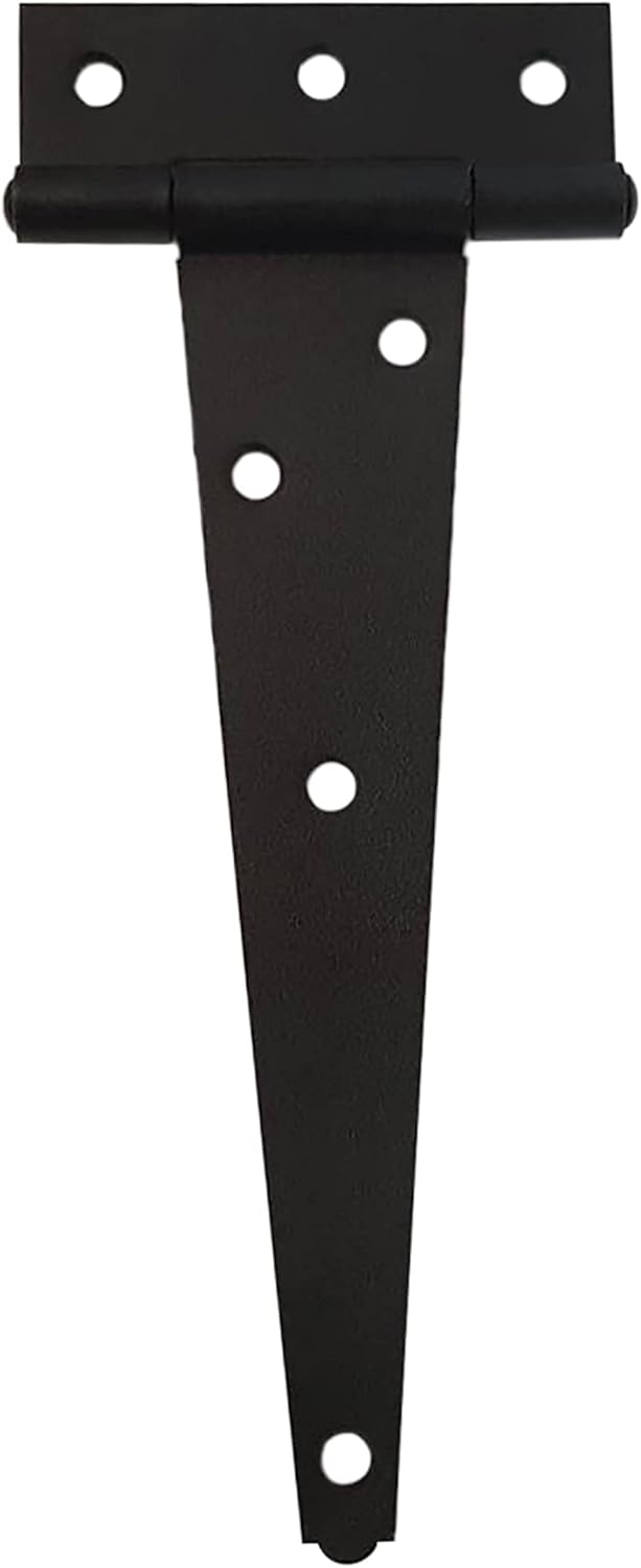12” Steel Tee Hinge Matte Black 6 Pack K191910