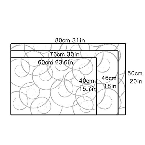 Low Profile Non Slip Entrance Door Mat 20x31.5inch H59771