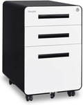 3 Drawer Rolling File Cabinet with Lock E167685