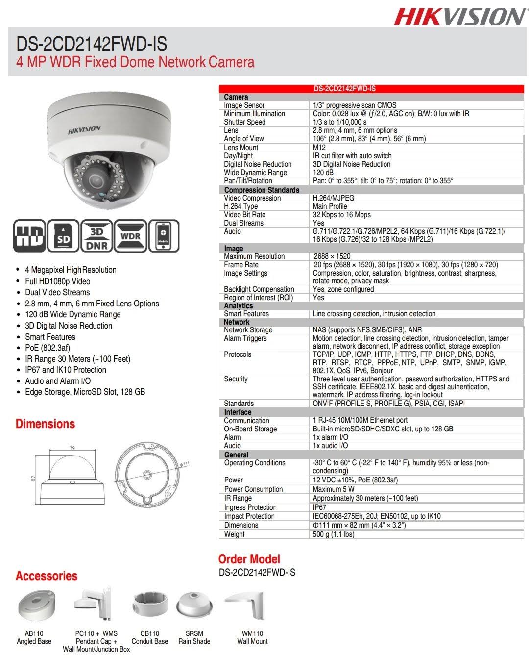 IP Dome Camera F72344