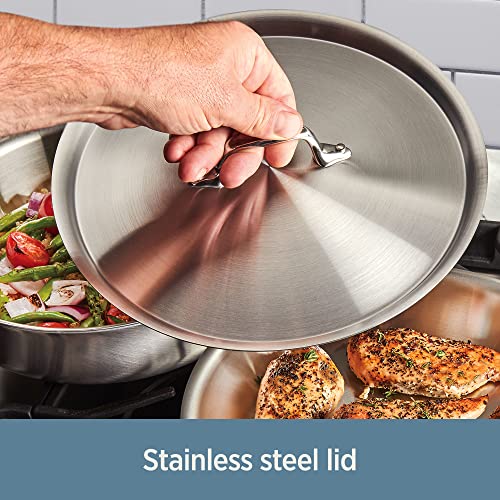 3-Ply Stainless Steel Sauté Pan 4 Quart N6196