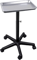White Rolling Aluminium Salon Tray Cart P708