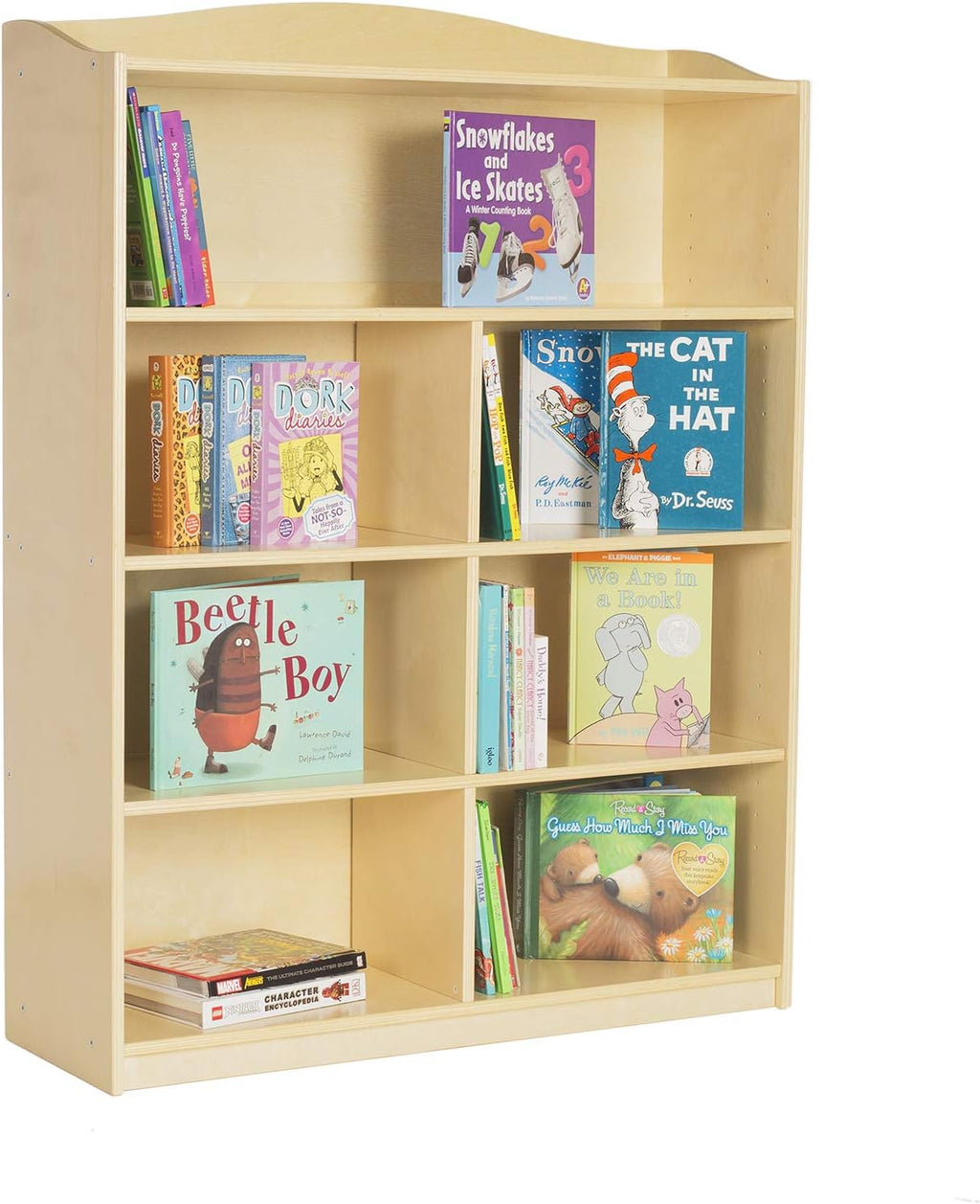 5-Shelf Wooden Storage Bookcase G51401