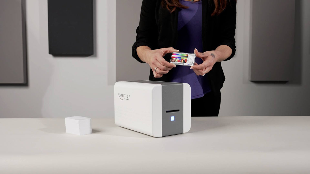 Starter ID Printer Kit - Plastic Card Printer - Color - Dye Sublimation I849119