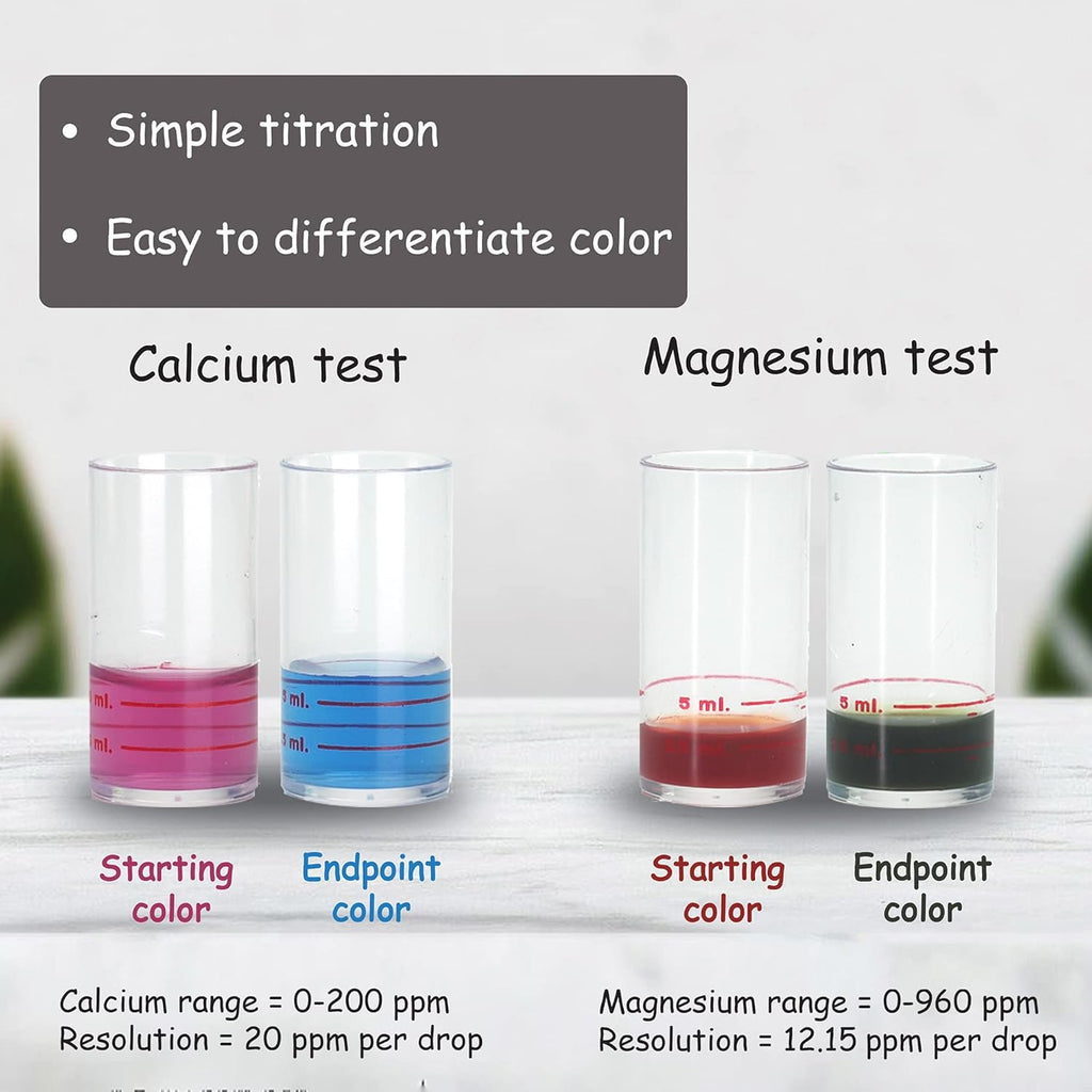 Monitor Calcium/Magnesium Low Salinity (0-5 PPT) Test KIT (120 Tests) Q661094