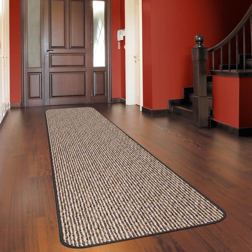 Black Skid-Resistant Carpet Runner 10 Feet X 36 Inches Q64036