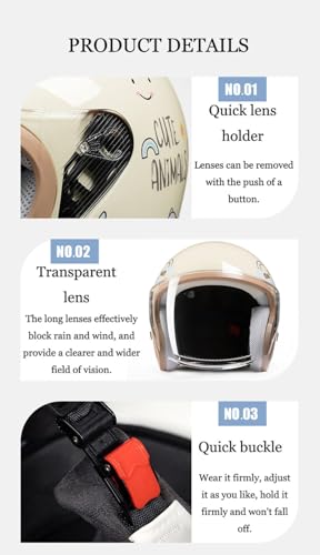 German Style Half Helmet with Visor K2308