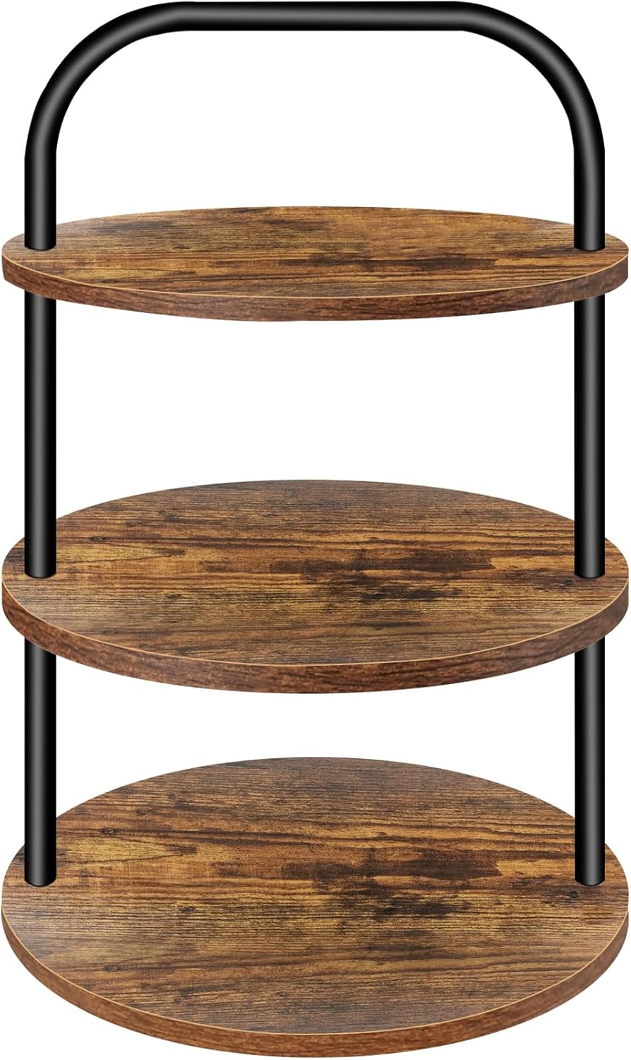 3 Tier Wooden Cupcake Stand L63644