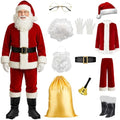 11 Pc Santa Claus Costume Suit H502
