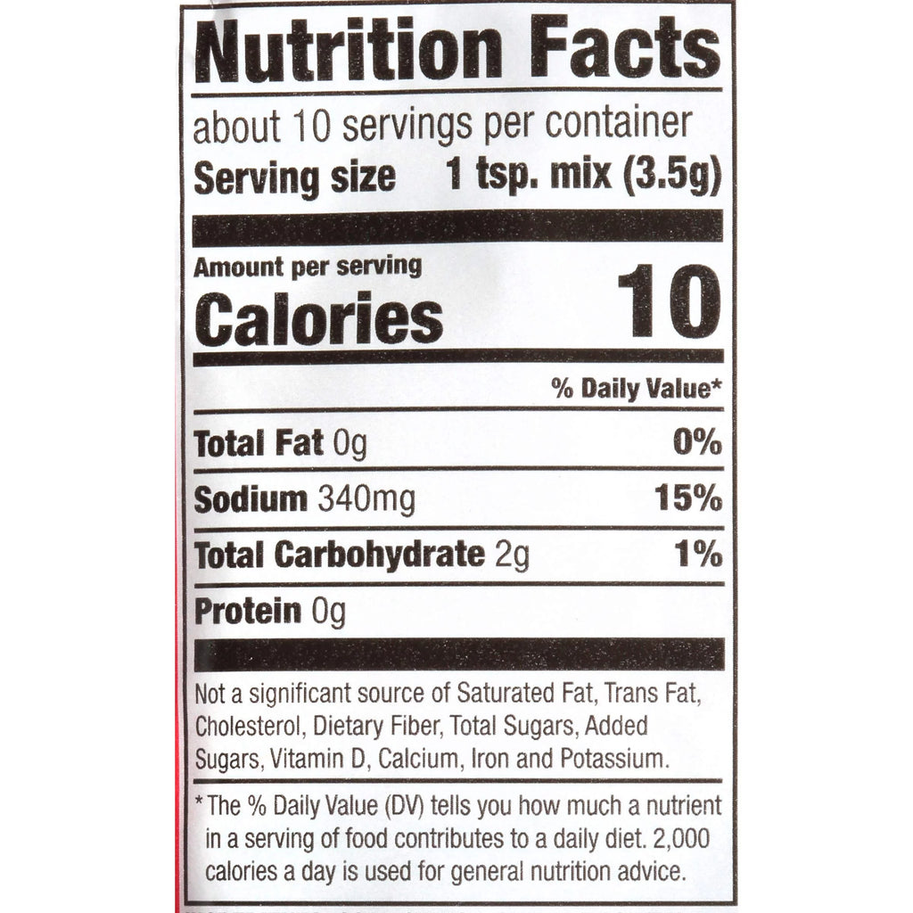 1.3 oz Pack of 8 Slow Cooker Seasoning Mix T62270