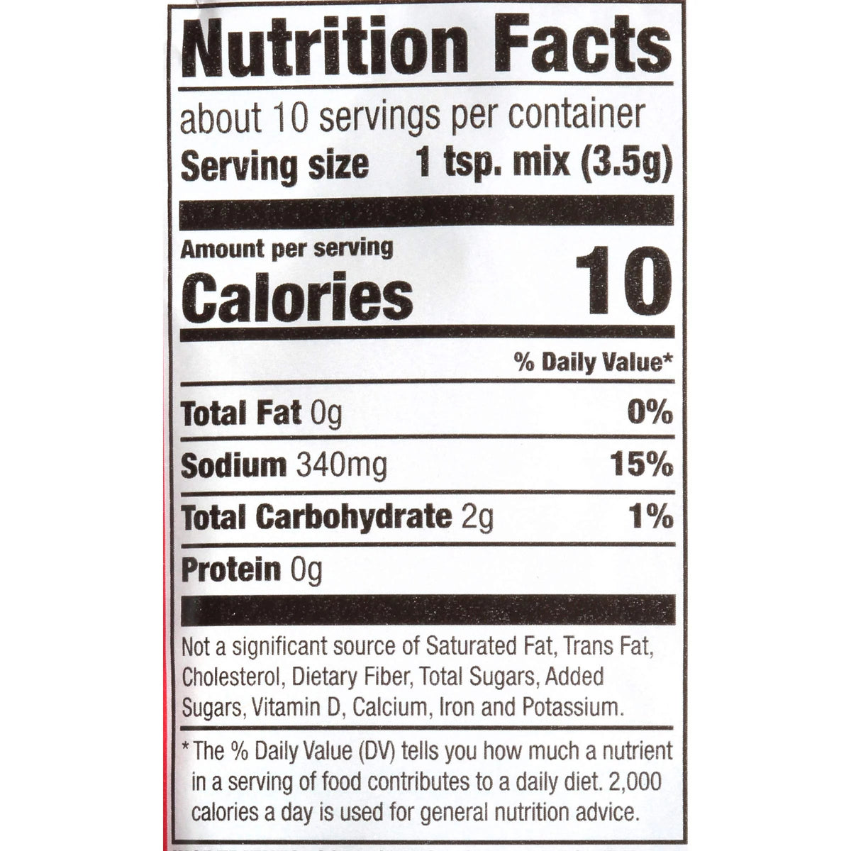 1.3 oz Pack of 8 Slow Cooker Seasoning Mix T62270