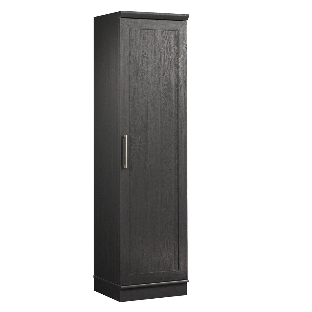 Engineered Wood Single Door Pantry in Raven Oak Finish F855338