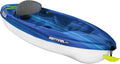 Sit-on-top Kayak 8ft Deep Blue White X190