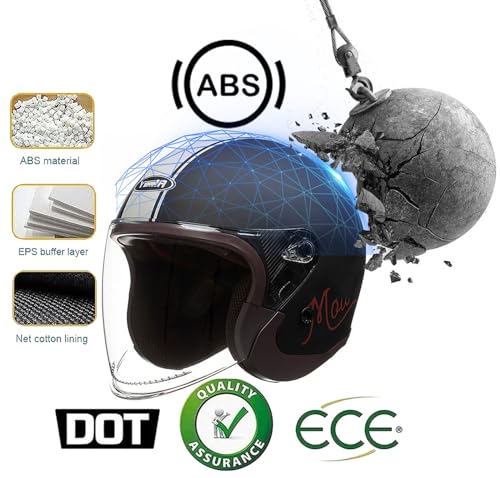 German Style Half Helmet with Visor K2308