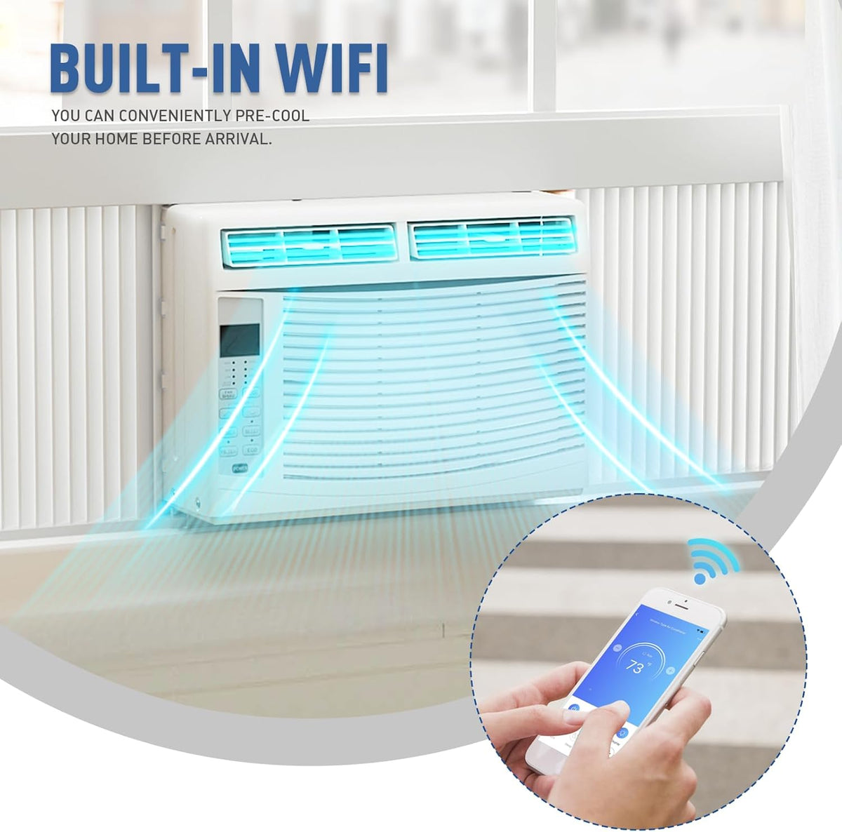 6000 BTU 115V Smart Window AC V422873