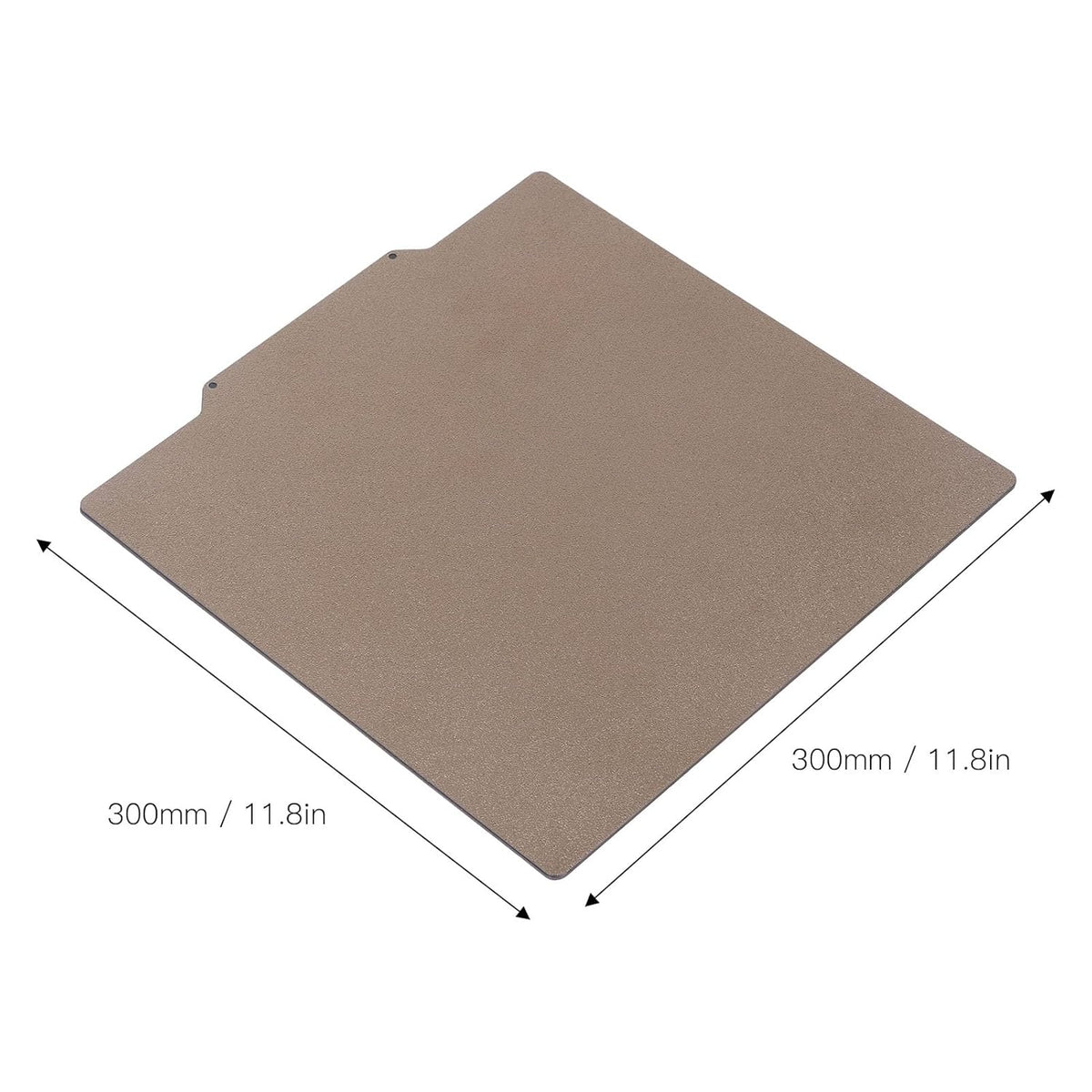 300x300MM 3D Printer Build Plate Smooth Carbon Fiber PET Textured PEI Spring Steel Sheet N604671
