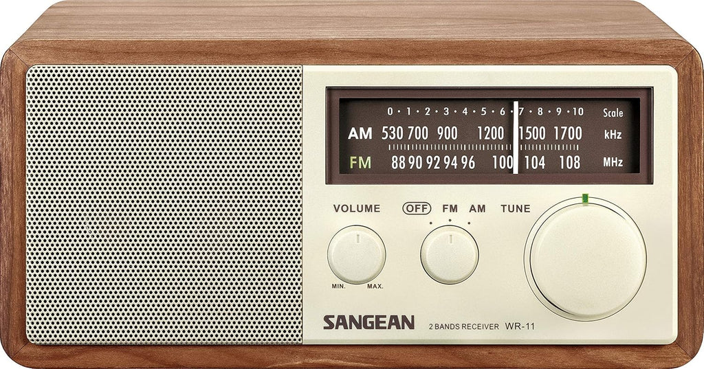 Wood Cabinet AM/FM Table Top Analog Radio Z8178