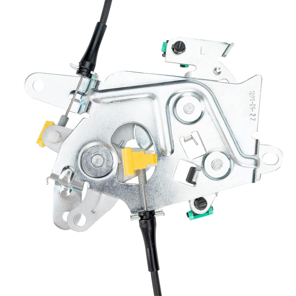Left Driver Side Rear Door Lock Latch Cable Assembly Set for Ford F250 F350 F450 F550 Super Duty Extended Cab 1999-2007 Pack of 2 M93457