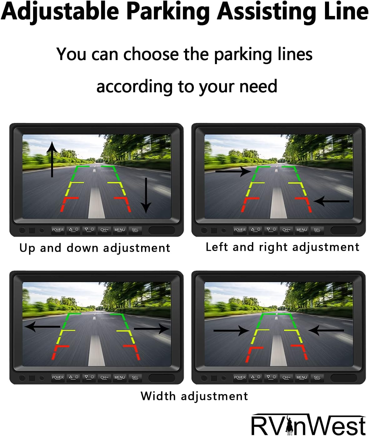 Wireless Backup Camera with 7 DVR HD Monitor D717992
