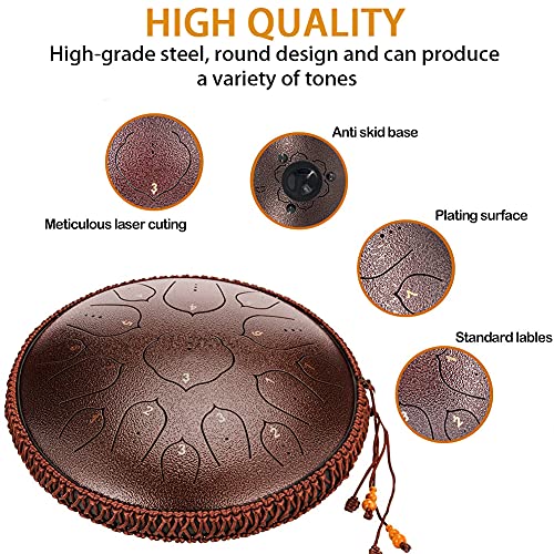 15 Notes 13 Inches Steel Tongue Drum P502819