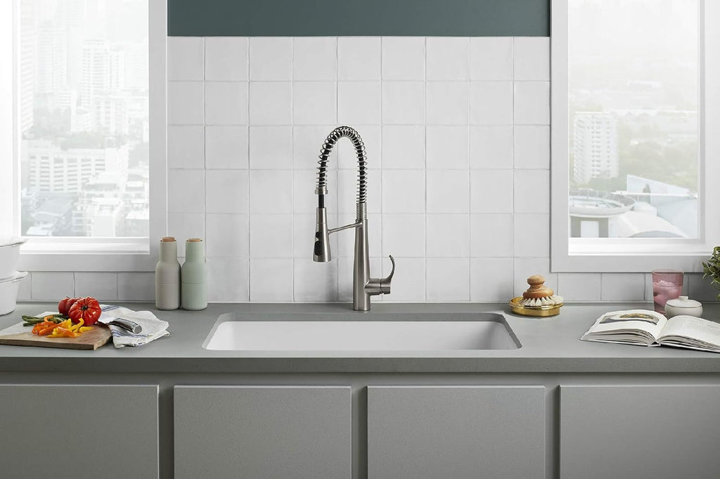 Matte White Kitchen Sink K645