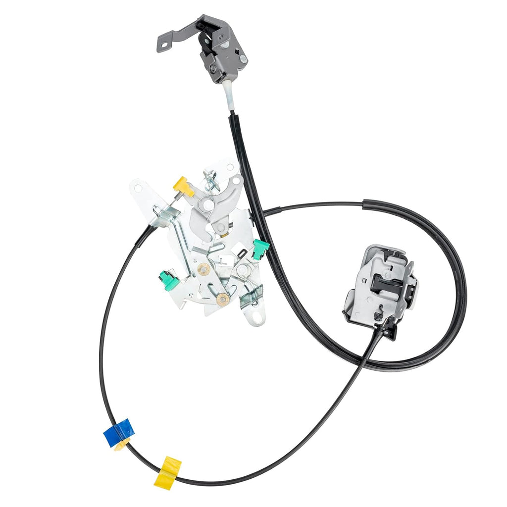Left Driver Side Rear Door Lock Latch Cable Assembly Set for Ford F250 F350 F450 F550 Super Duty Extended Cab 1999-2007 Pack of 2 M93457