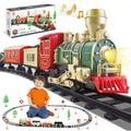 Christmas Train Set with Lights, Sounds, 3 Cars & 10 Tracks W330527