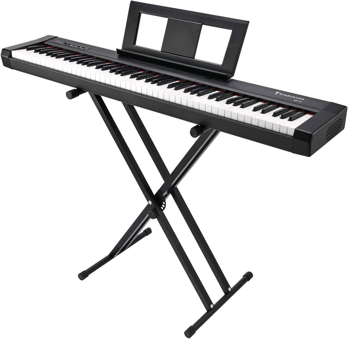 88 Key Digital Piano with Semi Weighted Keys and Dual 30W Speakers G147269