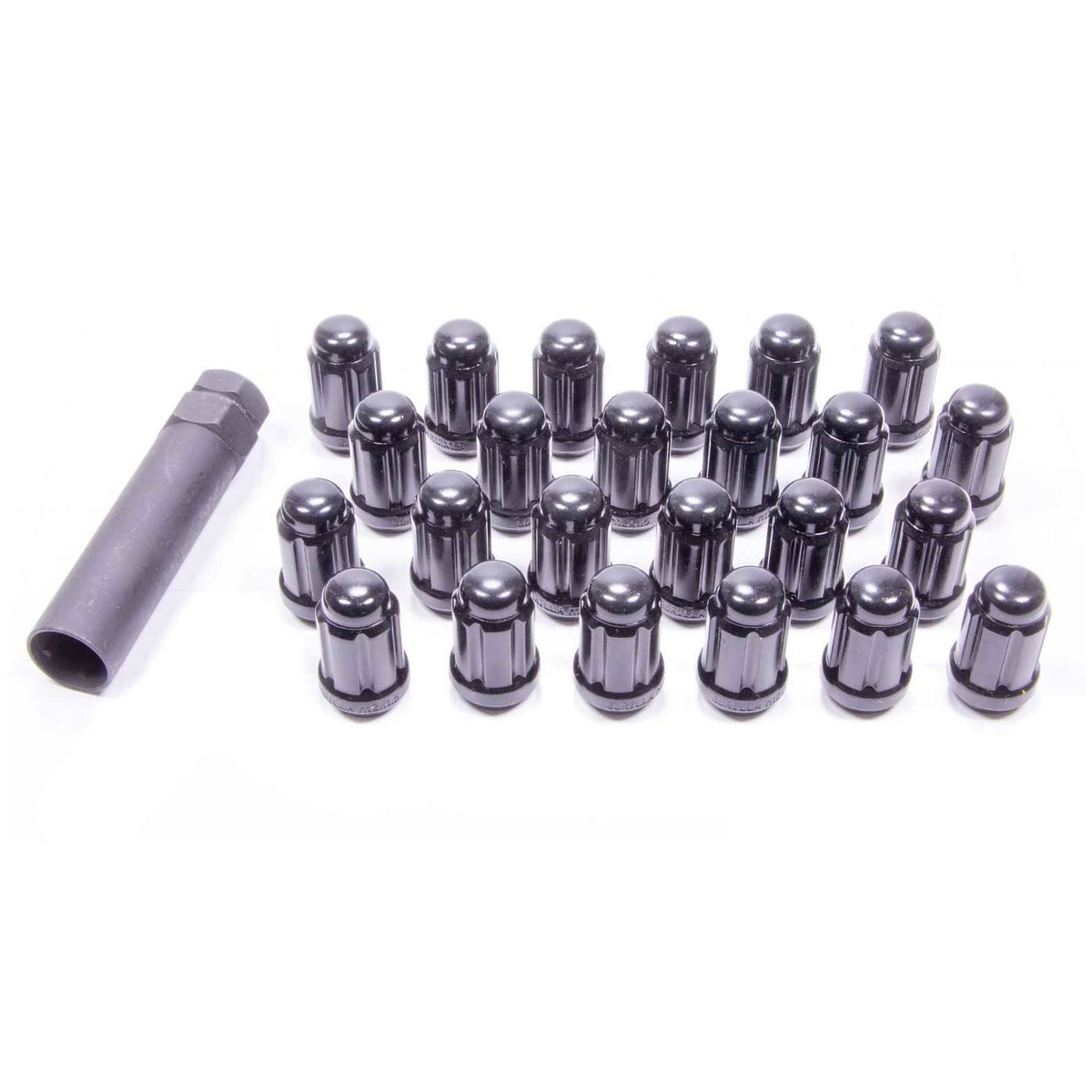 12mm x 1.50 6 Lug Kit Black A188