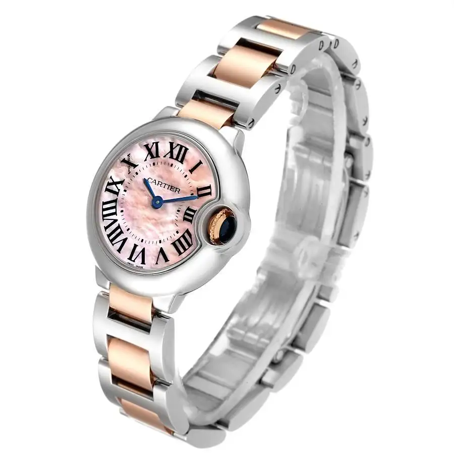 Pink Mother of Pearl Dial 28mm M6403