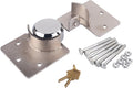 Heavy Duty Steel Padlock and Hasp Set with Bolt O770674