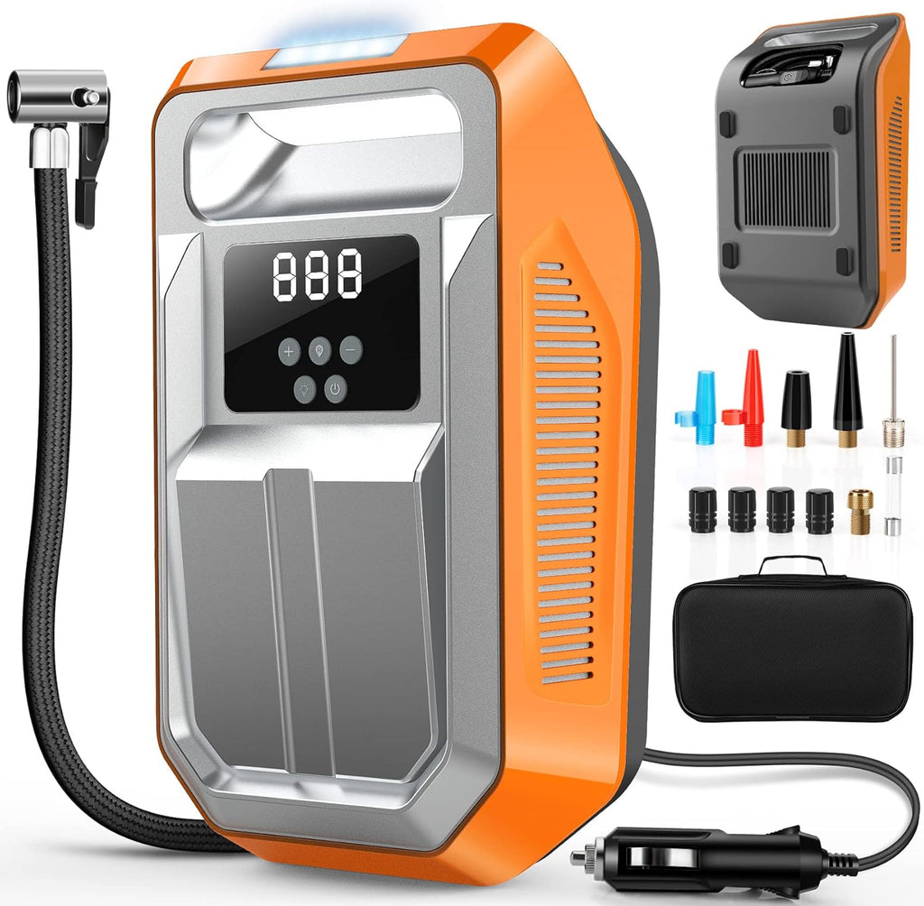 Tire Inflator Portable Air Compressor 12V DC Car Air Pump with Digital Display C7617