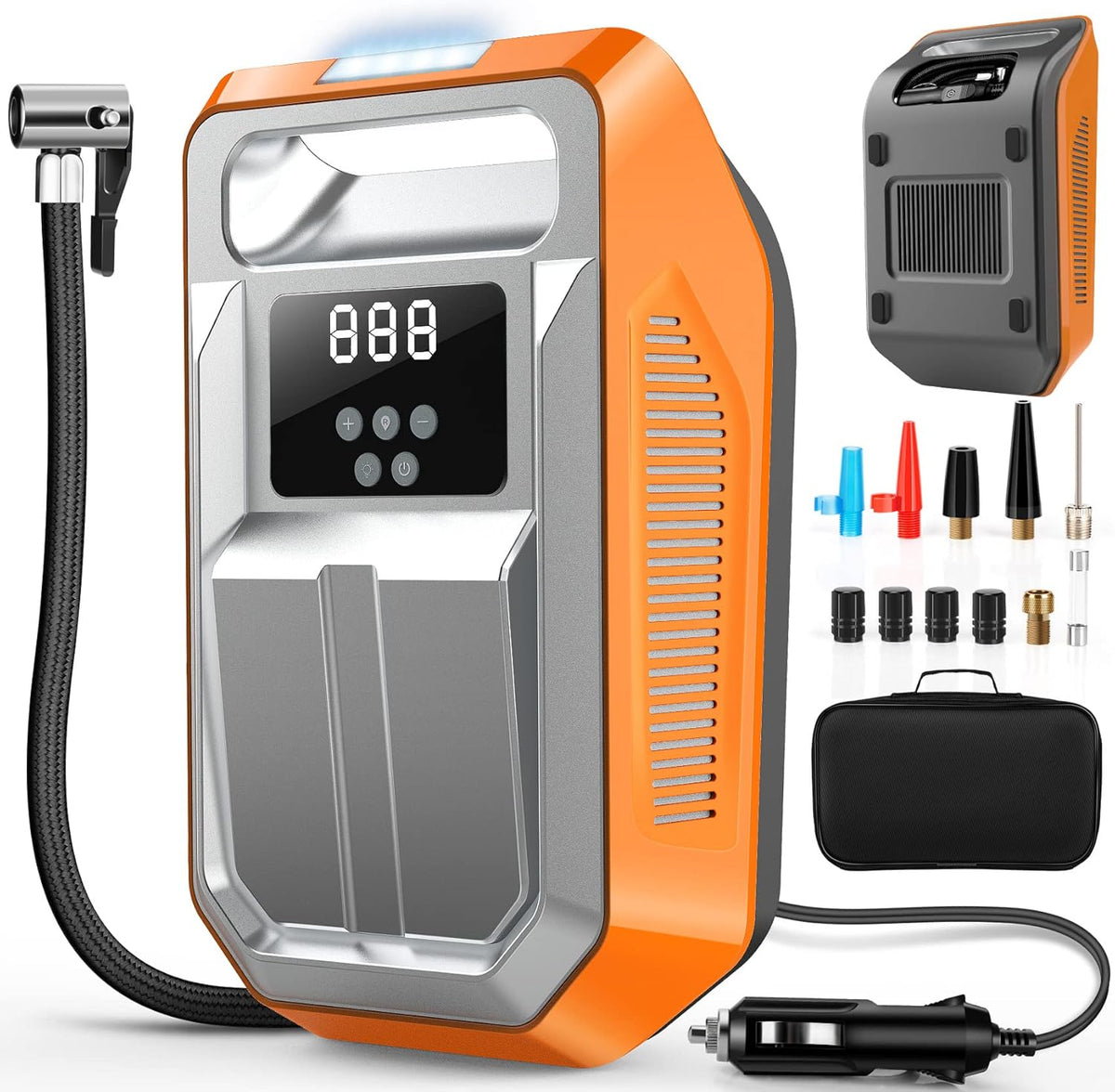 Tire Inflator Portable Air Compressor 12V DC Car Air Pump with Digital Display C7617