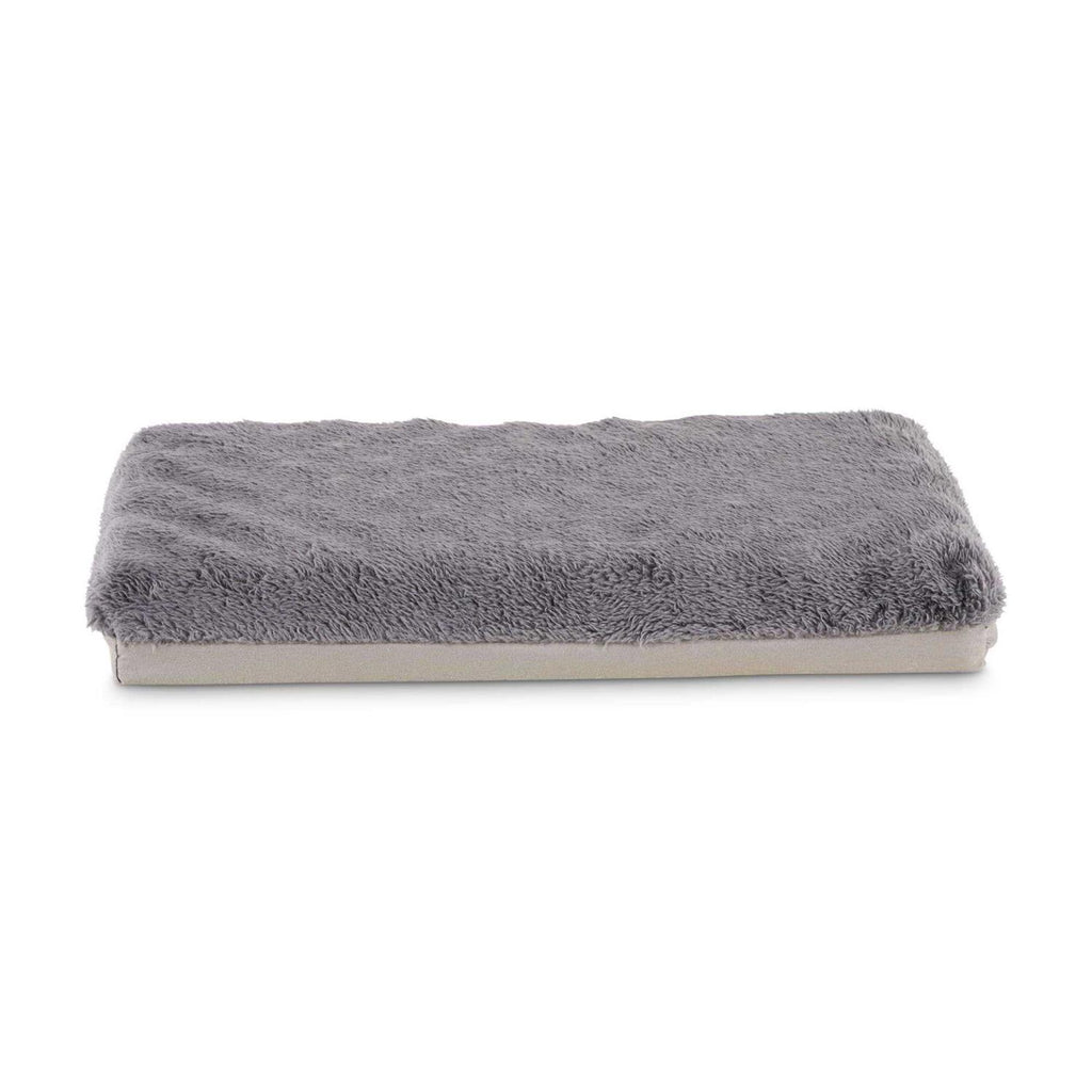 Dark Grey Foam Dog Crate Mat and Pet Bed W1136
