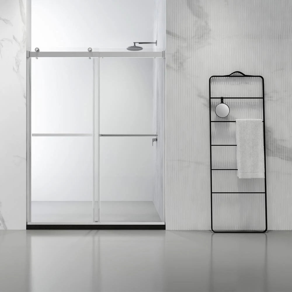Frameless Sliding Shower Door in Chrome V813605
