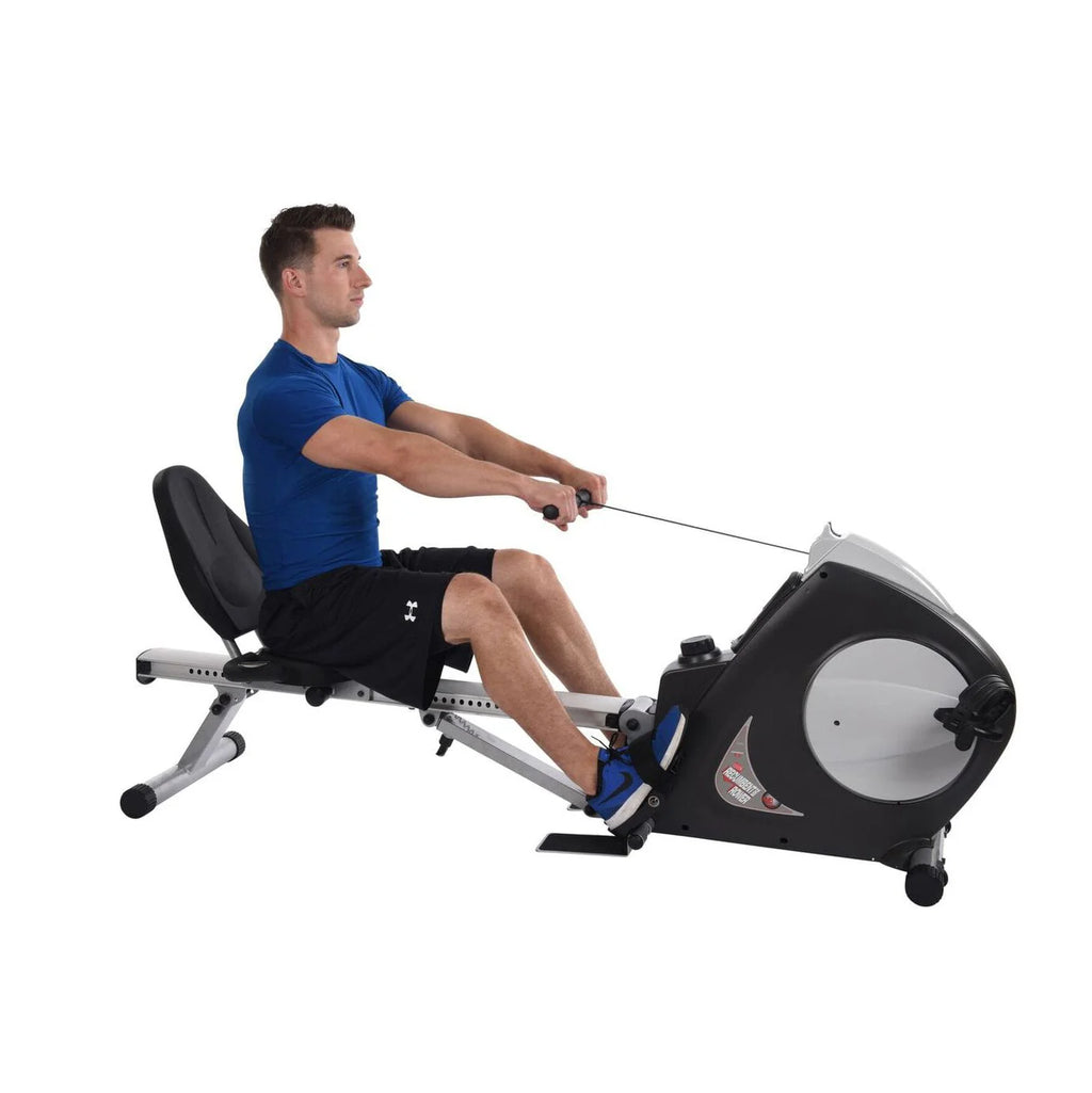 2 in 1 Recumbent Exercise Bike and Rower Machine E157065