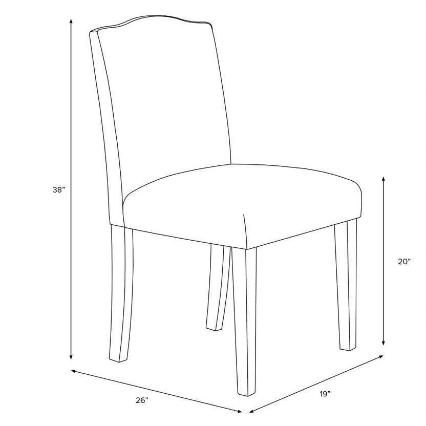 Skyline Furniture Nail Button Dining Chair C184433